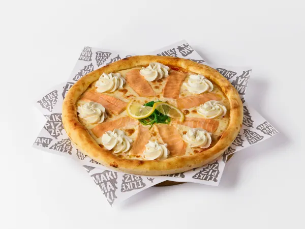 пицца с Лососем и сыром